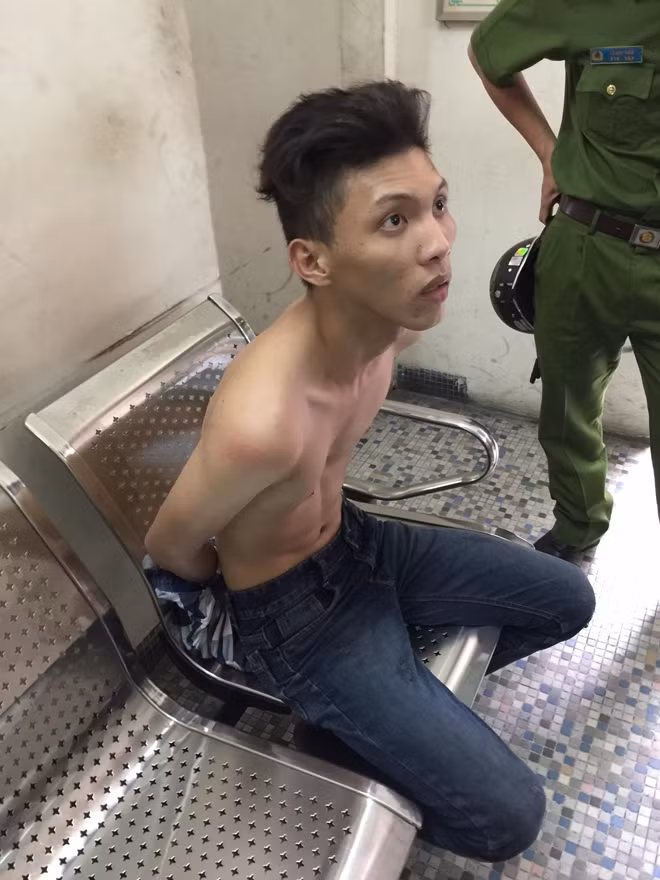 Đối tượng Lộc tại cơ quan điều tra