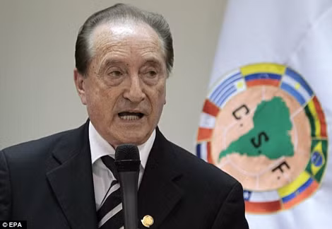 Chủ tịch LĐBĐ Uruguay - Eugenio Figueredo.