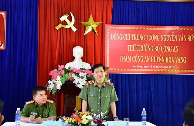 Thứ trưởng Nguyễn Văn Sơn phát biểu tại buổi làm việc