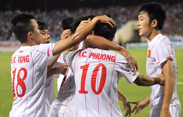 Đội tuyển U19 Việt Nam điển hình cho một tư duy làm bóng đá đầy mới mẻ. Ảnh: H.M.