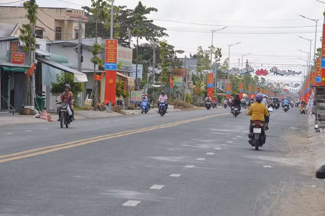 Dự án mở rộng đường Lê Hồng Phong từ TP Sóc Trăng đến huyện Mỹ Xuyên đã hoàn thành