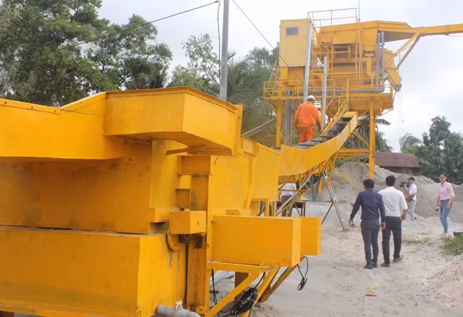 Việc chế biến thành công cát biển nhiễm mặn đạt tiêu chuẩn cát xây dựng góp phần khắc phục cơn sốt cát xây dựng trên thị trường hiện nay.