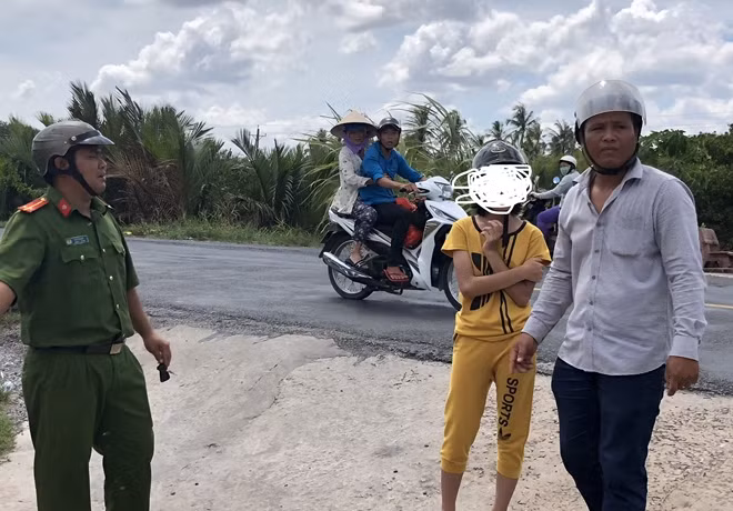Công an tỉnh Cà Mau khẳng định, thông tin cháu Ngân bị bắt cóc là không chính xác (ảnh Hoàng Giang).