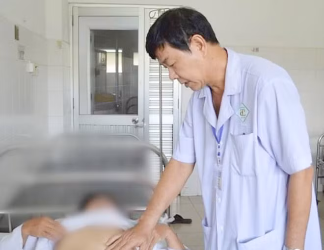 Bệnh nhân C. đang được điều trị tại BVĐKTƯ Cần Thơ.