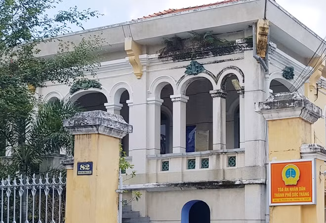 Trụ sở TAND TP Sóc Trăng, nơi ông Bình từng làm việc.