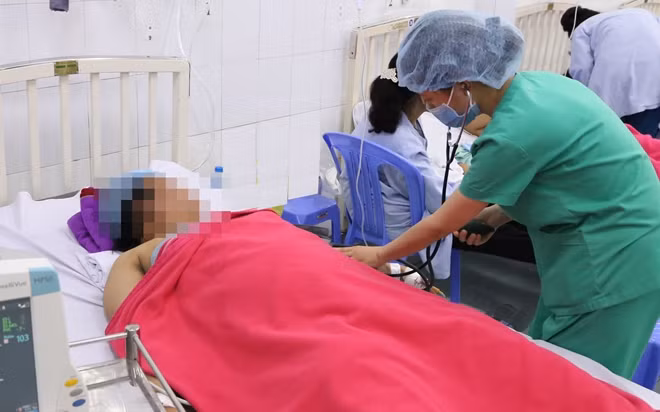 Sản phụ N. đang được chăm sóc tại BVPS TP Cần Thơ.
