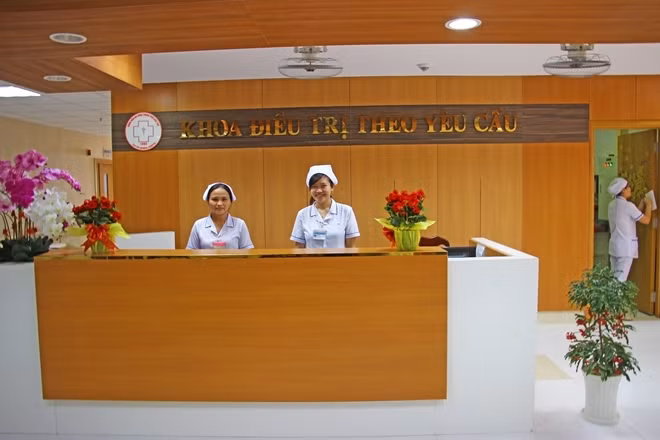 Khoa Điều trị theo yêu cầu được đặt trên tầng 9 của BVĐK TP Cần Thơ.