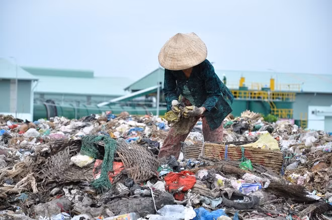 Nhà máy xử lý rác thải TP Cà Mau, nơi được cho phát hiện nhiều xác thai nhi kể từ khi đi vào hoạt động năm 2012.