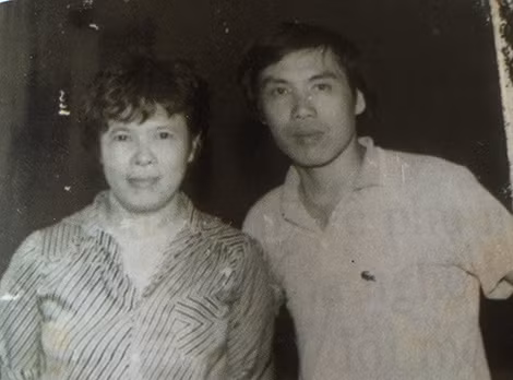 Nhà viết kịch Lưu Quang Vũ và NSND Phạm Thị Thành.