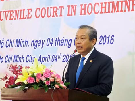 Đồng chí Trương Hòa Bình phát biểu tại Lễ ra mắt.