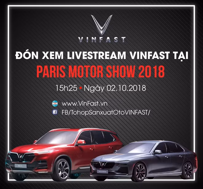 David Beckham và Hoa hậu Việt Nam 2018 Tiểu Vy sẽ xuất hiện trong lễ ra mắt hai mẫu xe mới của Vinfast tại triển lãm ô tô quốc tế Paris.