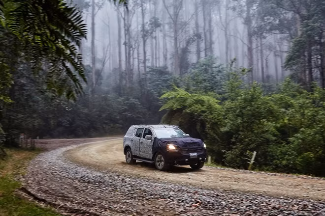 Chevrolet Trailblazer trong lần chạy thử nghiệm thực tế trước khi được giới thiệu ra thị trường