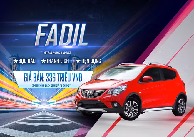 Trong giai đoạn đầu, với chính sách định giá “3 không” - không chi phí đầu tư, không chi phí tài chính, không lãi” cộng thêm chương trình ưu đãi đặc biệt, VinFast Fadil chỉ có giá 336 triệu (chưa bao gồm thuế VAT). Đây được xem là mức giá phù hợp đối với người tiêu dùng có mức thu nhập trung bình nhưng mong muốn sở hữu một chiếc xe hiện đại sở hữu nhiều tính năng vượt trội.
