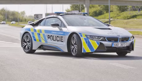 Siêu xe điện BMW i8 vừa được trang bị cho cảnh sát CH Czech