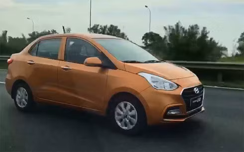 Chiếc Hyundai Grand i10 được cho là bản lắp ráp trong nước