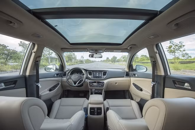 Nội thất Hyundai Tucson lắp ráp trong nước