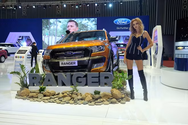 Tất cả các dòng xe hiện có ở thị trường trong nước đều được Ford mang trưng bày tại triển lãm ô tô Việt Nam 2017