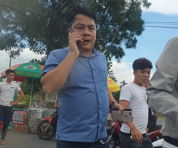 Giang 36 chỉ đạo đàn em ở nơi xảy ra vụ việc.