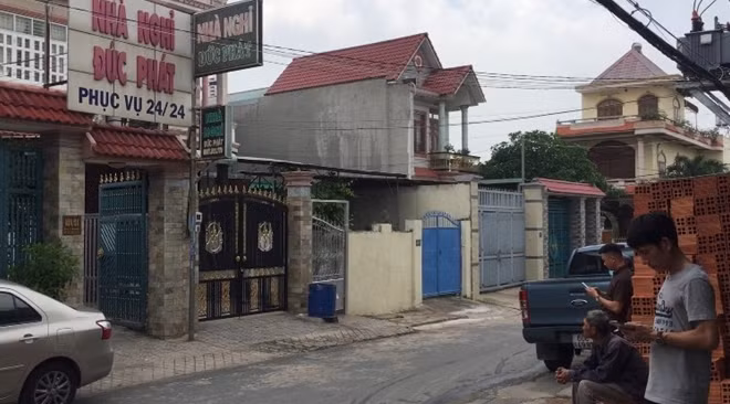 Nơi xảy ra án mạng.