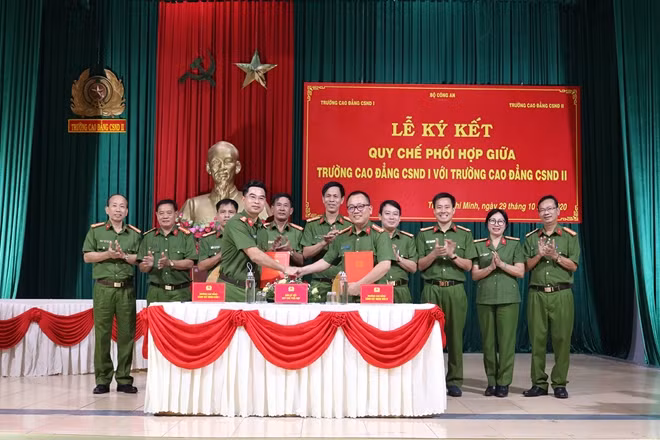 Hai nhà trường ký kết quy chế phối hợp đào tạo