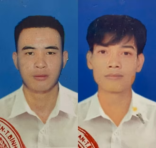 Hai đối tượng Lâm (trái) và Vinh