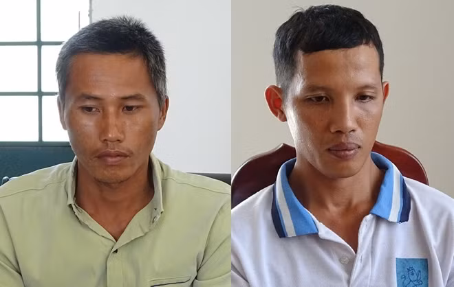 Các đối tượng tại cơ quan Công an