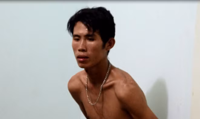 Đối tượng Nguyễn Văn Nhí tại cơ quan điều tra
