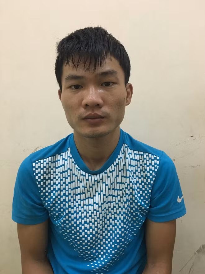 Đối tượng Cao Thế Vũ tại Cơ quan điều tra