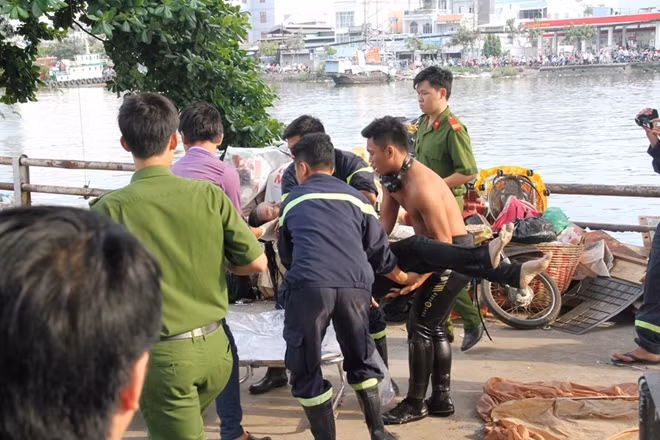 Thi thể cô gái được tìm kiếm