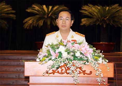 Bộ trưởng Trần Đại Quang phát biểu tại hội thảo.
