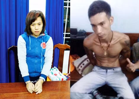 Diệp và Lý khi bị bắt.