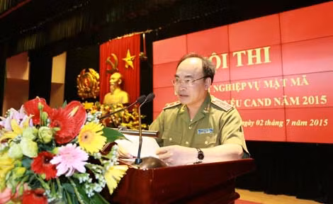 Thứ trưởng Bùi Quang Bền phát biểu khai mạc Hội thi.