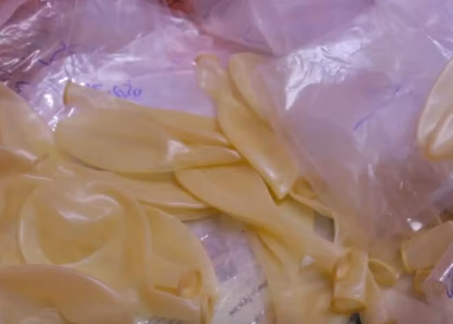 Bong bóng dùng để bơm khí N2O