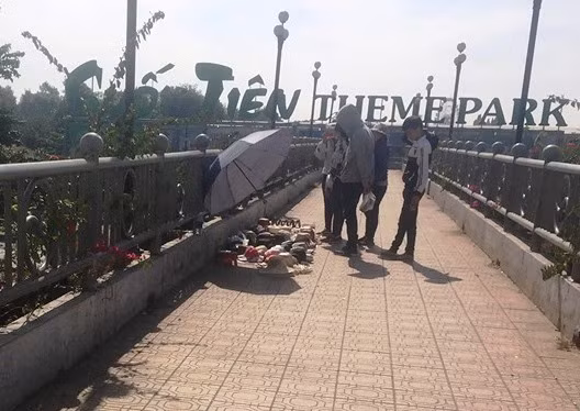 Hiện trường nơi nữ sinh viên gặp nạn