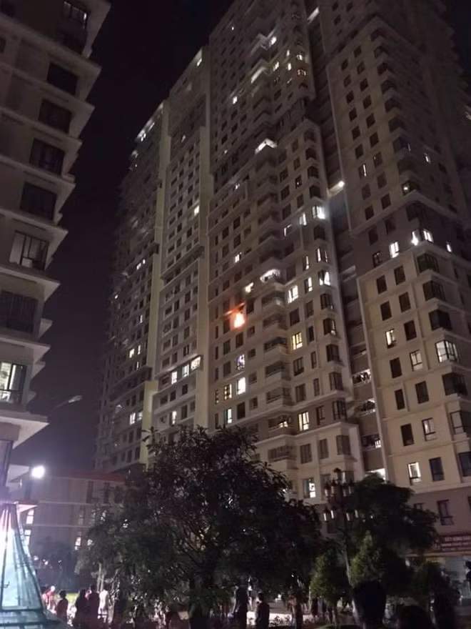 Block A2 nơi xảy ra vụ cháy