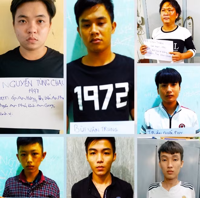 Nhóm đối tượng trong vụ hỗn chiến bị bắt giữ