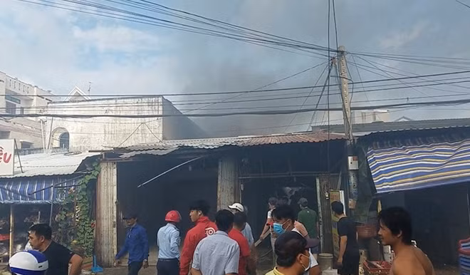 Hiện trường vụ cháy