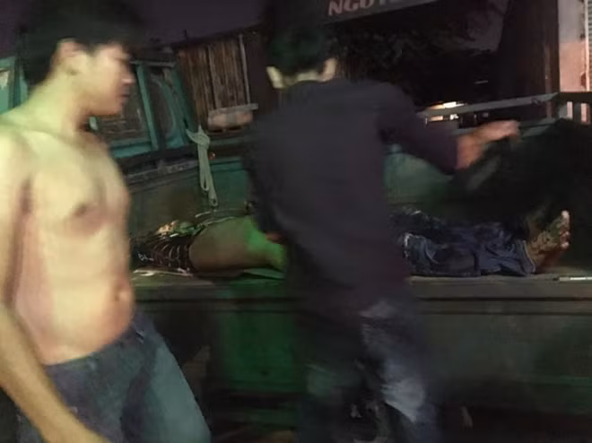 Một nạn nhân trong vụ bị chém trong phòng trọ