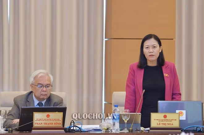 Chủ nhiệm Uỷ ban Tư pháp Lê Thị Nga