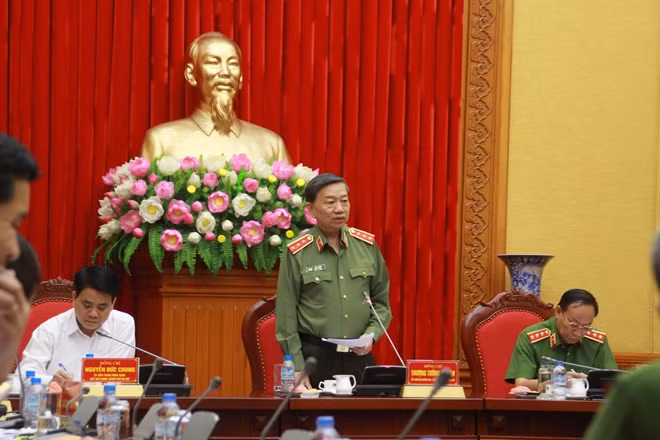 Bộ trưởng Tô Lâm kết luận buổi làm việc