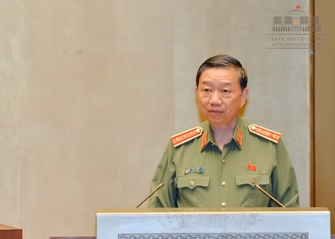Bộ trưởng Tô Lâm phát biểu tại phiên họp
