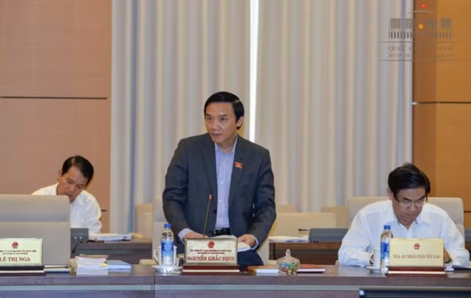Chủ nhiệm Uỷ ban Pháp luật Nguyễn Khắc Định