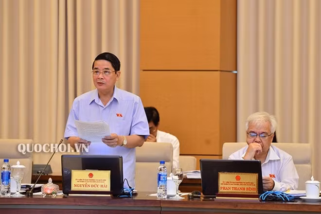 Chủ nhiệm UBTCNS Nguyễn Đức Hải