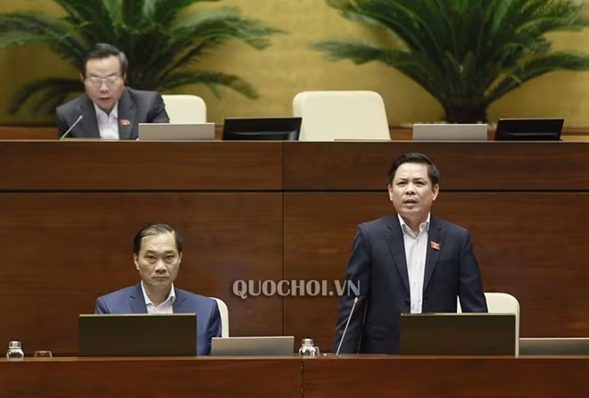 Bộ trưởng Nguyễn Văn Thể phát biểu giải trình thêm trước Quốc hội