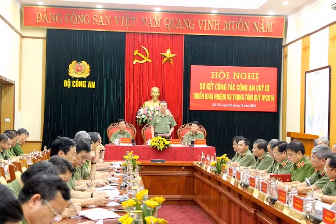 Bộ trưởng Tô Lâm phát biểu kết luận tại hội nghị