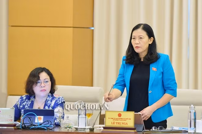 Chủ nhiệm Uỷ ban Tư pháp Lê Thị Nga