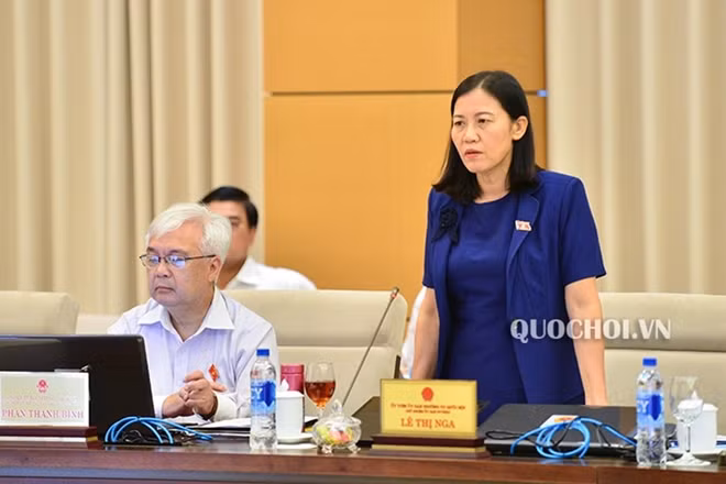 Chủ nhiệm Uỷ ban Tư pháp Lê Thị Nga