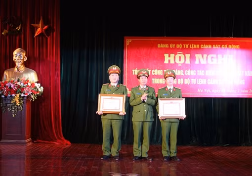 Tổng kết công tác Đảng và công tác kiểm tra, giám sát trong Đảng bộ Bộ Tư lệnh CSCĐ