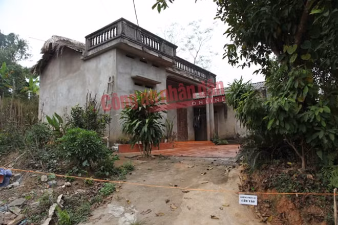 Nhà đối tượng Hoàng Văn Chín.