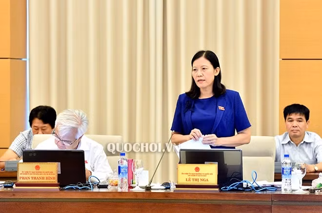 Chủ nhiệm Uỷ ban Tư pháp Lê Thị Nga